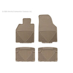 WT Rubber Mats - Rear - Tan