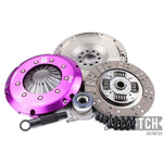 XClutch Stage 1 Sprung Organic Clutch Kit including pressure plate, friction disc, and hydraulic release bearing.