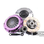 XClutch Stage 2 cushioned ceramic clutch kit including pressure plate, friction disc, and hydraulic release bearing.