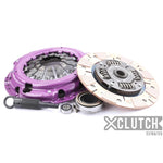 XClutch Stage 2 cushioned ceramic clutch kit including pressure plate, sprung friction disc, and alignment tool.