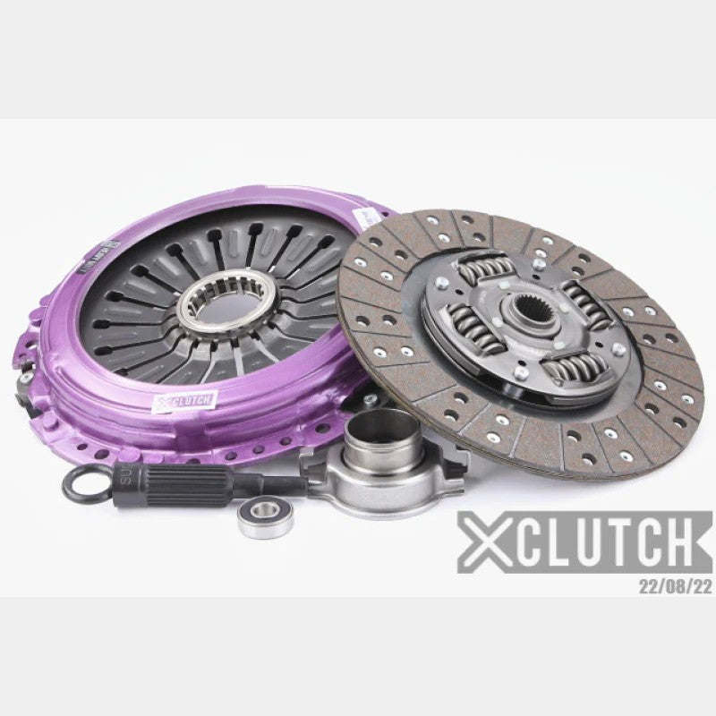 XClutch Stage 1 Extra HD Clutch Kit with pressure plate, sprung organic disc, release bearing, and alignment tool