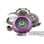 XClutch 10.5 inch twin sprung organic clutch assembly with flywheel and alignment tool for Mitsubishi Lancer Evolution.