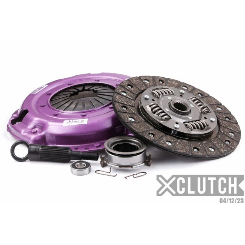 XClutch Stage 1 performance clutch kit including sprung organic disc, heavy duty pressure plate, and alignment tool.
