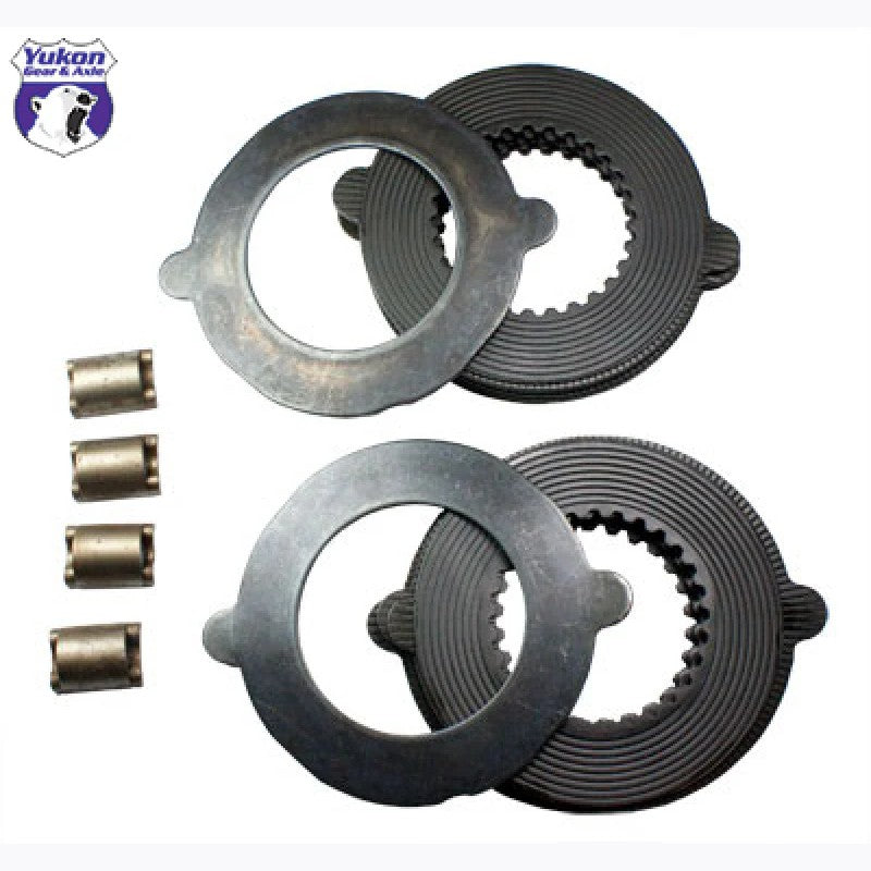Yukon Gear Dana 60 and 70 Power Lok clutch kit featuring 14 steel and fiber carbon friction plates.