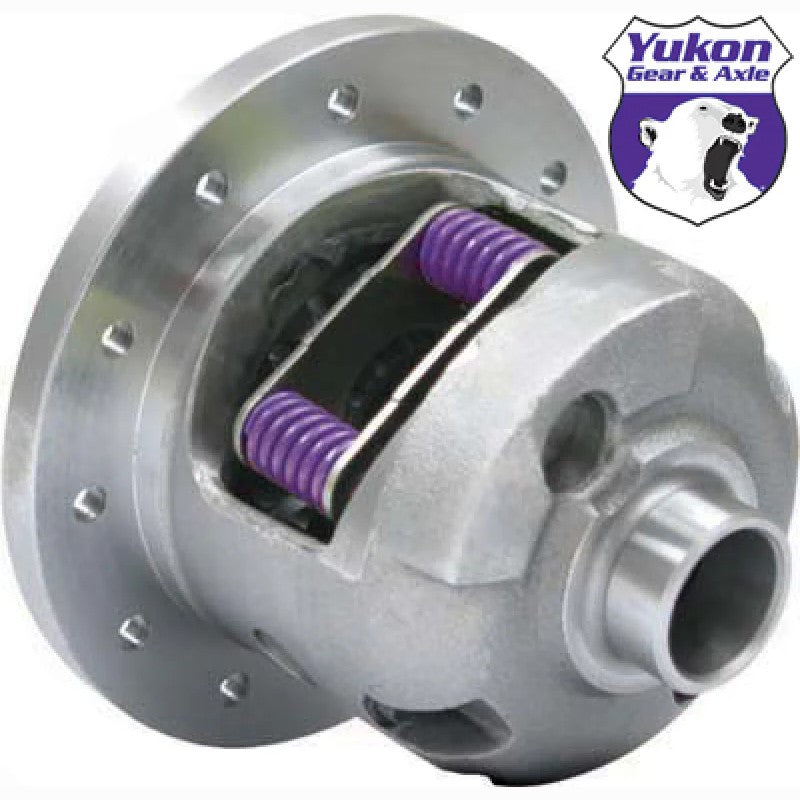 Yukon Gear Dura Grip positraction limited slip differential with nodular case and 4320 chromoly spider gears.