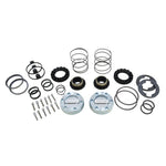 Yukon Gear Hardcore all-steel 19-spline locking hub set with low-profile manual dials for Dana 44 and GM 8.5 axles.