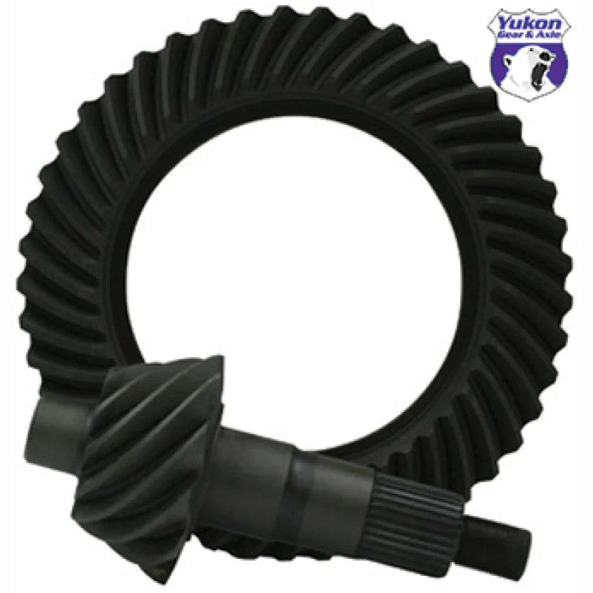 Yukon Gear 5.38 ratio thick ring and pinion gear set for GM 10.5-inch 14-bolt differentials.