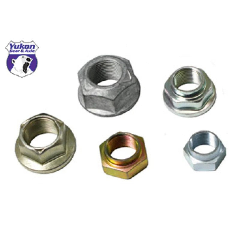 Yukon Gear YSPPN-012 replacement pinion nut with 7/8-20 thread and 1-1/8 inch socket size requirement.