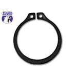 Yukon Gear YSPSR-013 steel outer stub axle snap ring for GM 8.25-inch IFS front differentials.