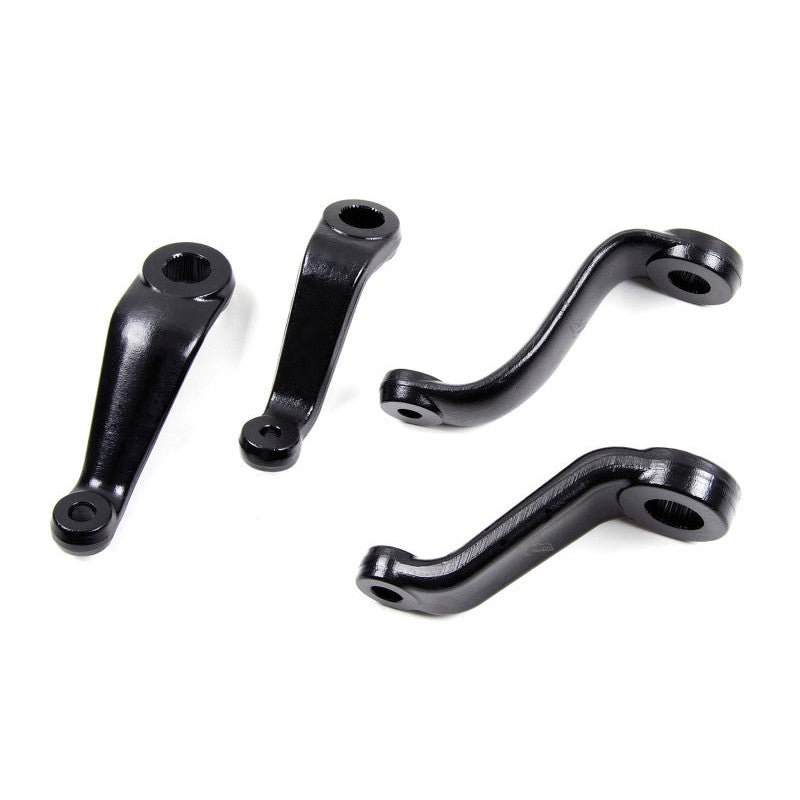 Zone Offroad ZOND8403 black e-coated forged steel 5-inch drop pitman arm for Dodge Ram 2500 and 3500.