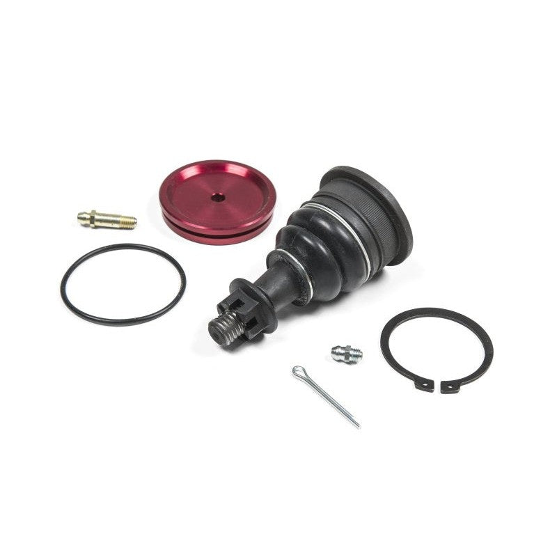 Zone Offroad ZOND8311 ball joint master kit featuring a red anodized aluminum dust cap and installation hardware.