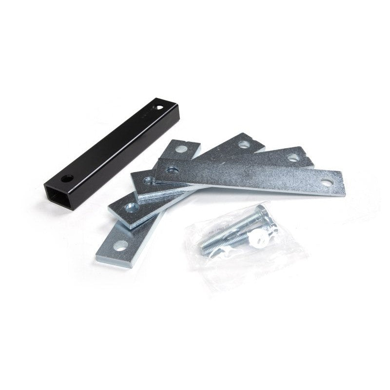 Zone Offroad adjustable steel carrier bearing drop kit with black powder-coat finish and mounting hardware.