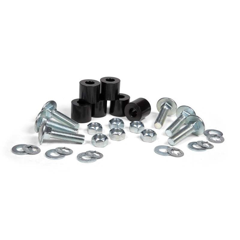 Zone Offroad steel front bumper spacers and mounting hardware for 2025 RAM 1500.