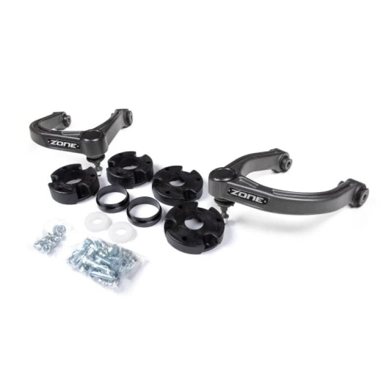 Zone Offroad 2.25 inch Adventure Series lift kit components for 2022-2023 Ford Bronco HOSS 3.0 suspension models.