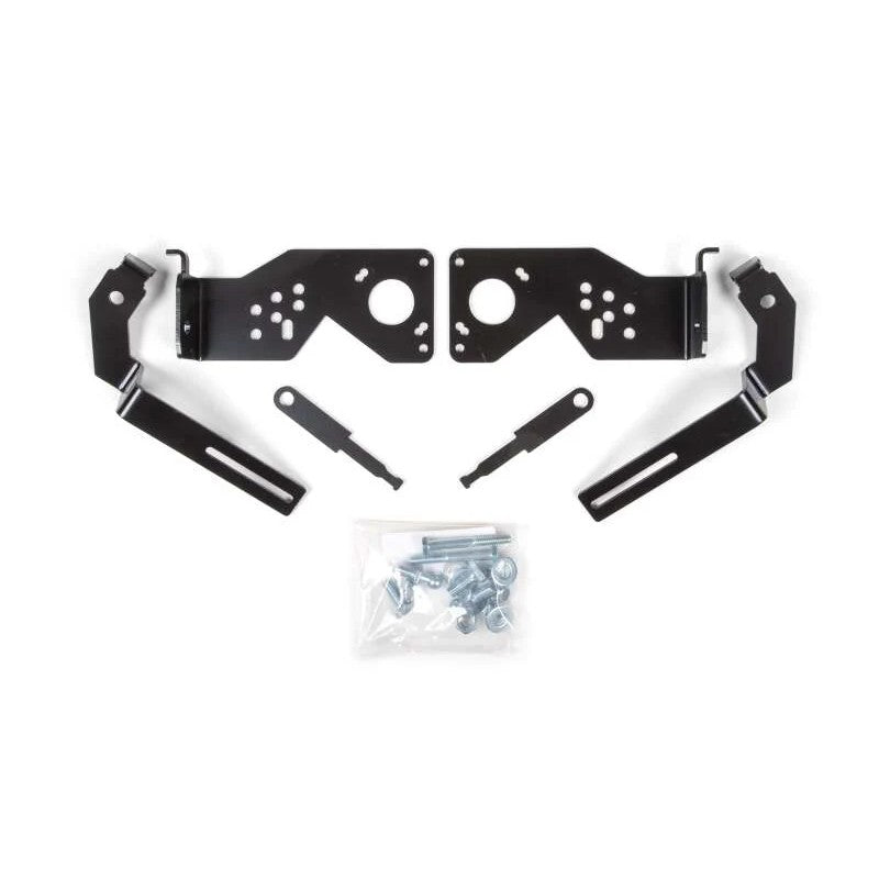 Zone Offroad ride height sensor relocation bracket kit for 2023-2026 Ford Super Duty 4WD trucks.