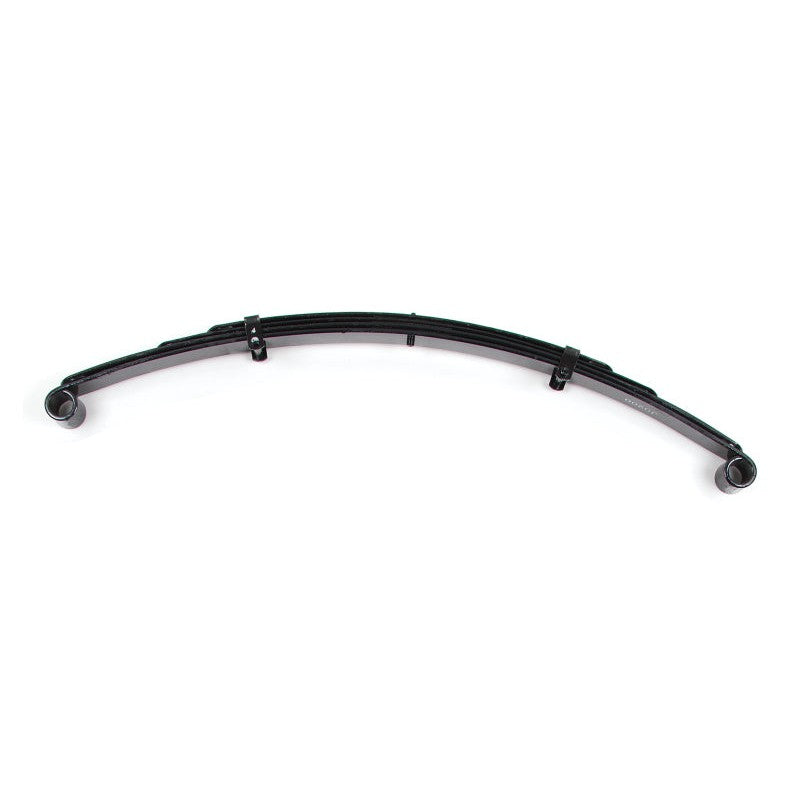 Zone Offroad ZONJ0200 2-inch lift leaf spring for 1987-1995 Jeep Wrangler YJ with 4-leaf design and military wrapped ends.