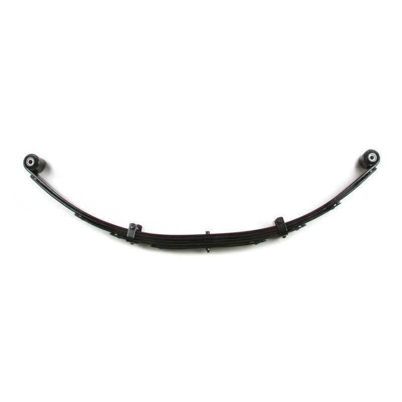 Zone Offroad pair of 4-inch lift leaf springs with 5-leaf design and military wrapped ends for Jeep Wrangler YJ